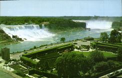 MODERN CARD General View off Niagara Falls