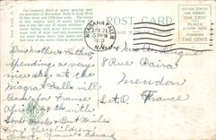 VINTAGE POSTCARD Shoe Falls From Terrapin Not Niagara Falls