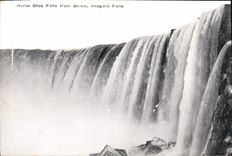 VINTAGE POSTCARD Horse Shoe Falls from Below Niagara Falls