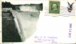 VINTAGE POSTCARD Niagara Falls Prospective customer Not Eagle