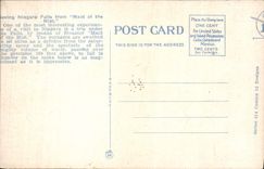 VINTAGE POSTCARD Maid Niagara Falls off the Mist Boat