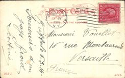 Catarata americana de la POSTAL de la VENDIMIA en invierno