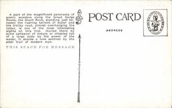 VINTAGE POSTCARD Giant Rock'n'roll in the Niagara Throat