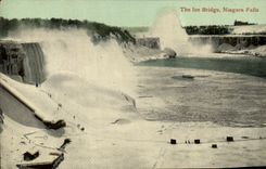 VINTAGE POSTCARD Niagara Falls The Ice Bridge