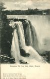 VINTAGE POSTCARD Horseshoe Fall From Goat Island Niagara Falls