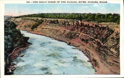 VINTAGE POSTCARD The Great Gorges the Niagara River Niagara Falls off