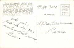 VINTAGE POSTCARD Large Circus Park Strait Mich Whitney Building Hotel Statler Tuller Hotel