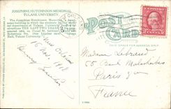 CPA Josephine Hutchinson Memorial Tulane University New Orleans