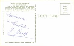 CPA French quarter Courtyard New Orleans