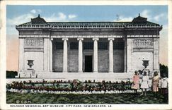 VINTAGE POSTCARD Delgado Memorial Art Museum City Park New Orleans