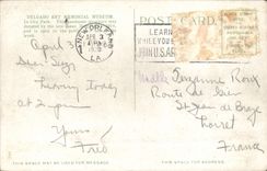 Parque conmemorativo New Orleans de la ciudad del museo de arte de Delgado de la POSTAL de la VENDIMIA