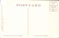 Entrada Colorado Springs del parque del gancho de la formación del rock-and-roll de la POSTAL de la VENDIMIA