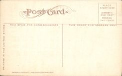 Edificio de banco mutuo de San Francisco California de la POSTAL de la VENDIMIA que demuestra Kearney y las calles de mercado