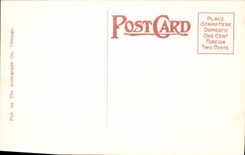 Fan-in de Colorado de la POSTAL de la VENDIMIA a la huerta del año cerca de la ensambladura grande