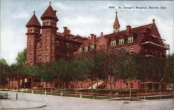 VINTAGE POSTCARD Colorado St Joseph' S Hospital Denver