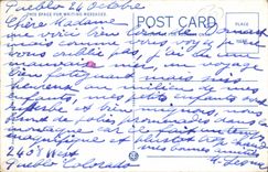 Mano del norte de la POSTAL de la VENDIMIA una a partir del segunda pueblo Colorado de la calle