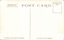 POSTAL de la VENDIMIA que cruza la línea de madera Manitoban y Pike Colorado ferroviario máximo