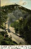 CPA Shady springs Ascending Pike's Peak on the Cog Road Colorado Train