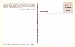 VINTAGE POSTCARD Arizona highway