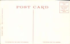 VINTAGE POSTCARD Chicago Rush street Bridge Boats