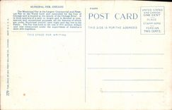 VINTAGE POSTCARD Municipal Chicago Pier