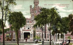 VINTAGE POSTCARD Chicago Potter Micrometer calipers Residence