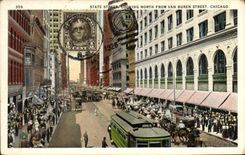 CPA Chicago State Street Looking North From Van Buren Street
