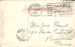 St de Chicago Dearborn de la POSTAL de la VENDIMIA del norte de la tranvía de Van Buren