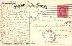 VINTAGE POSTCARD Chicago Scene in Lincoln Park Chicago