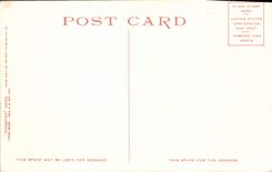 VINTAGE POSTCARD Chicaco Roosevelt Passing Through State Street Bridge Boat