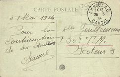 CPA En Auvergne Sur le chemin de la ville Folklore 