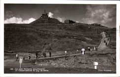 VINTAGE POSTCARD Romaine sees It leading to the observatory of the puy of Dome