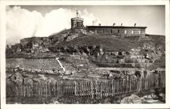 VINTAGE POSTCARD the Observatory of the puy of Dome on the level of the clouds