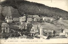VINTAGE POSTCARD the Mount Gilds Country cottages and Villas seen of the Casino