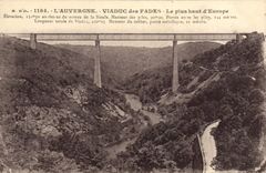 CPA L'Auvergne Viaduc des Fades