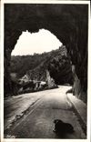 VINTAGE POSTCARD Valley of Sioule Falls of Chouvigny the Tunnel