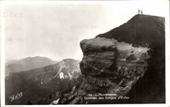 VINTAGE POSTCARD Auvergne Summit of the Falls of Hell