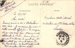 VINTAGE POSTCARD Montauban Stock Exchange and the bankruptcy court