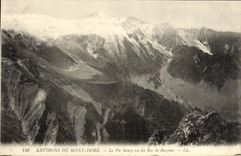CPA Environs du Mont Dore Le Pic Sancy vu du roc de Buzeau