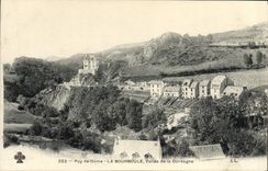 VINTAGE POSTCARD Bourboule Valley of the Dordogne