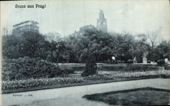 VINTAGE POSTCARD Gruss and Prag