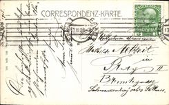 VINTAGE POSTCARD Gruss and Prag