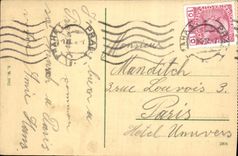 VINTAGE POSTCARD Prag Bruckentor und Karlsbrucke