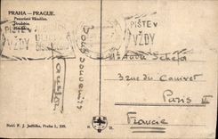 POSTAL Praga Praga de la VENDIMIA