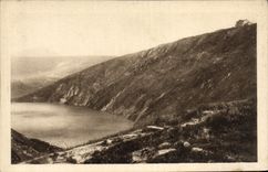 CPA Riesengebirge Grosser Teich Mit Prinz Heinrich Baude