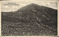 POSTAL Riesengebirge Schneekoppe Vom Rubezhlgarten de la VENDIMIA