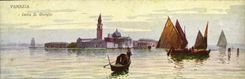VINTAGE POSTCARD Venezia Insulated S Giorgio