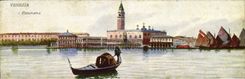 VINTAGE POSTCARD Venezia Panorama
