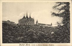 POSTAL Kutna Hora Chram SV Panny Barbory Kasarna de la VENDIMIA