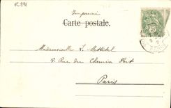 VINTAGE POSTCARD Ecoutons Small Mother Does not come Child